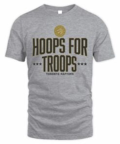 Toronto Raptors Hoops For Troops Logo T-Shirt