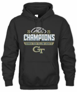 Georgia Tech Yellow Jackets ACC Football Conference Winner 2025 Hoodie