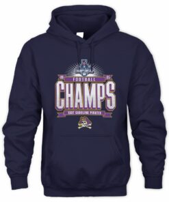 American Athletic Conference Football Champions 2025 East Carolina Pirates Hoodie