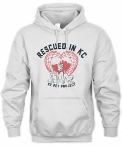 KC Pet Project Rescued In KC Adopt Dog Cat Graphic Hoodie