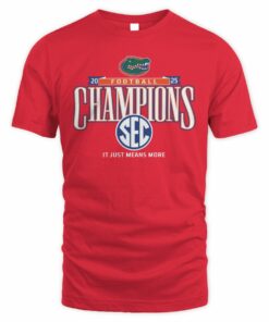 SEC Champions 2025 Florida Gators Football Graphic T-Shirt