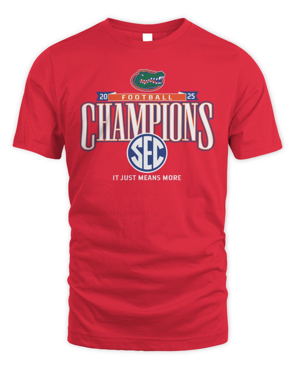 SEC Champions 2025 Florida Gators Football Graphic T-Shirt