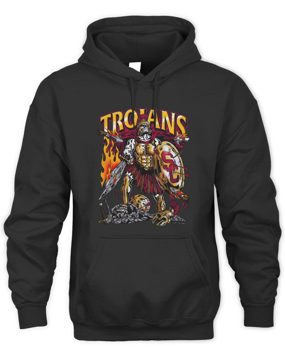 Warren Lotas USC Trojans Sword Shield Collector Hoodie