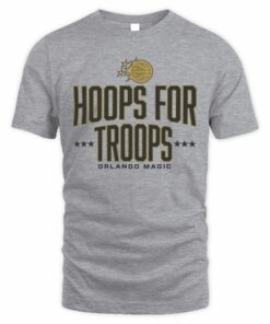 Orlando Magic Hoops For Troops Logo T-Shirt