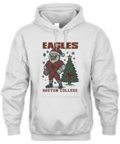 Boston College Holiday Eagles Christmas Football Mascot Hoodie