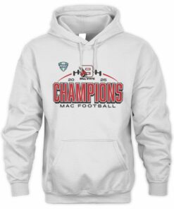 2025 Ball State Cardinals MAC Football Champs Official Hoodie