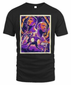 UFC 321 Artist Series MMA Fighter Graphic T-Shirt
