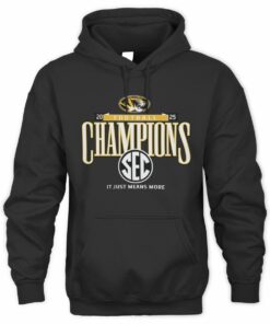 Missouri Tigers 2025 SEC Football Champions It Just Means More Hoodie