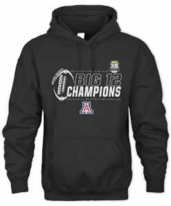 Official Arizona Wildcats Football Champions Big 12 Conference 2025 Hoodie