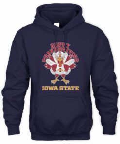 Iowa State Cyclones Turkey Helmet Happy Thanksgiving Hoodie