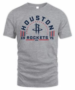 Houston Rockets Team Freedom Tri-Blend T-Shirt  Gray