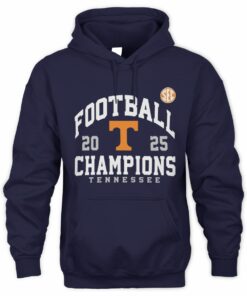 Tennessee Volunteers 2025 SEC Champions Football Graphic Hoodie