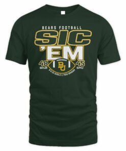 Baylor Bears Football Beat SMU Stadium Collector Tee