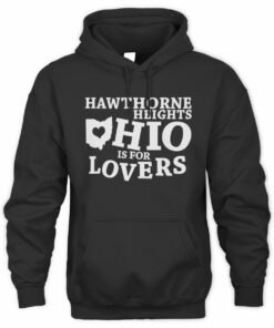 Hawthorne Heights Merch Hawthorne Heights Ohio Is For Lovers Black Hoodie