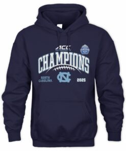 North Carolina Tar Heels ACC Champions 2025 NCAA College Football Hoodie