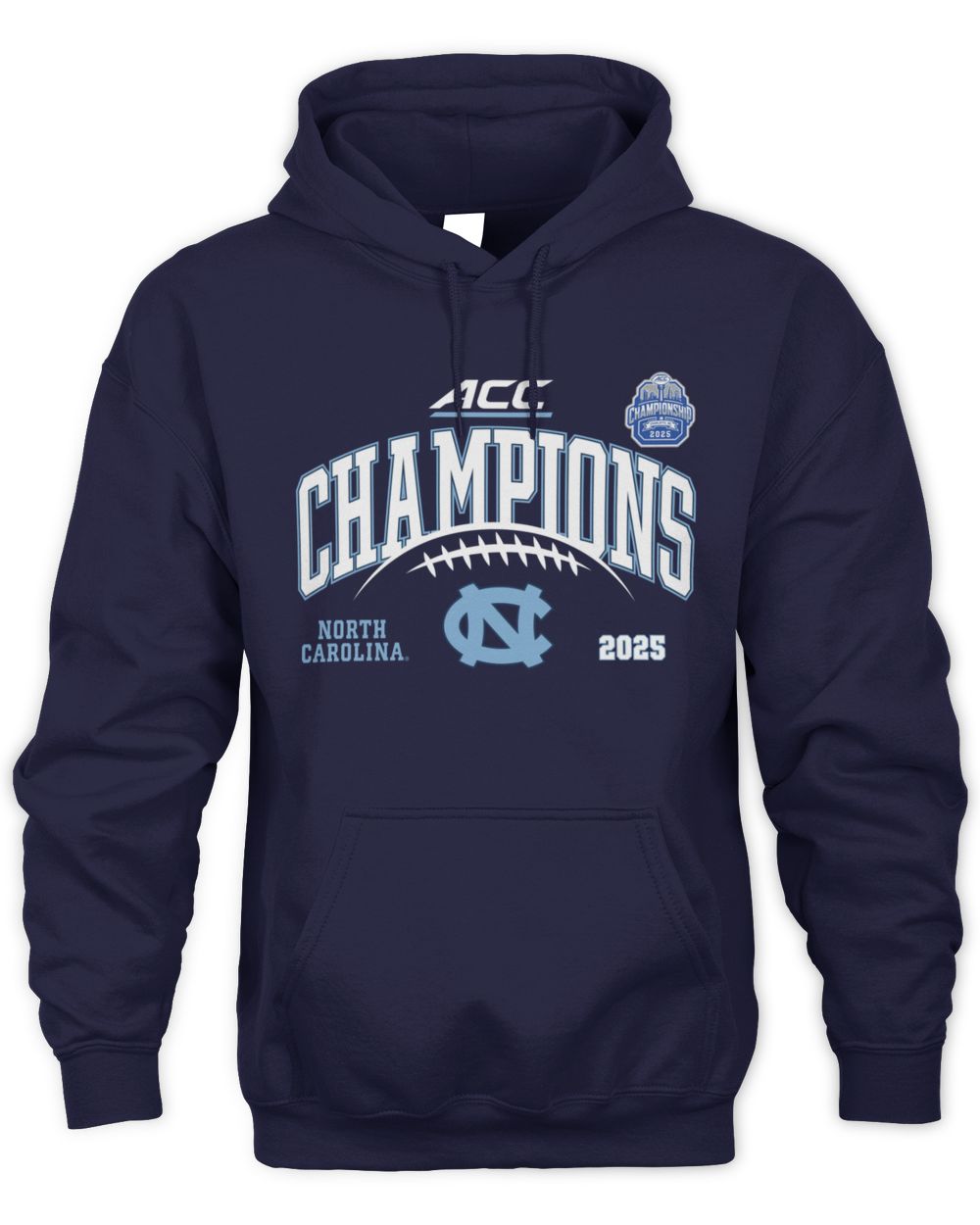 North Carolina Tar Heels ACC Champions 2025 NCAA College Football Hoodie