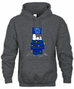 Kentucky Wildcats Snoopy House Christmas Lights Hoodie