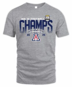Arizona Wildcats Conference Title 2025 Big 12 Champions T-Shirt