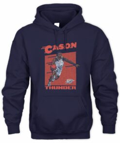 Okc Thunder Shop Cason Wallace Action Official Hoodie
