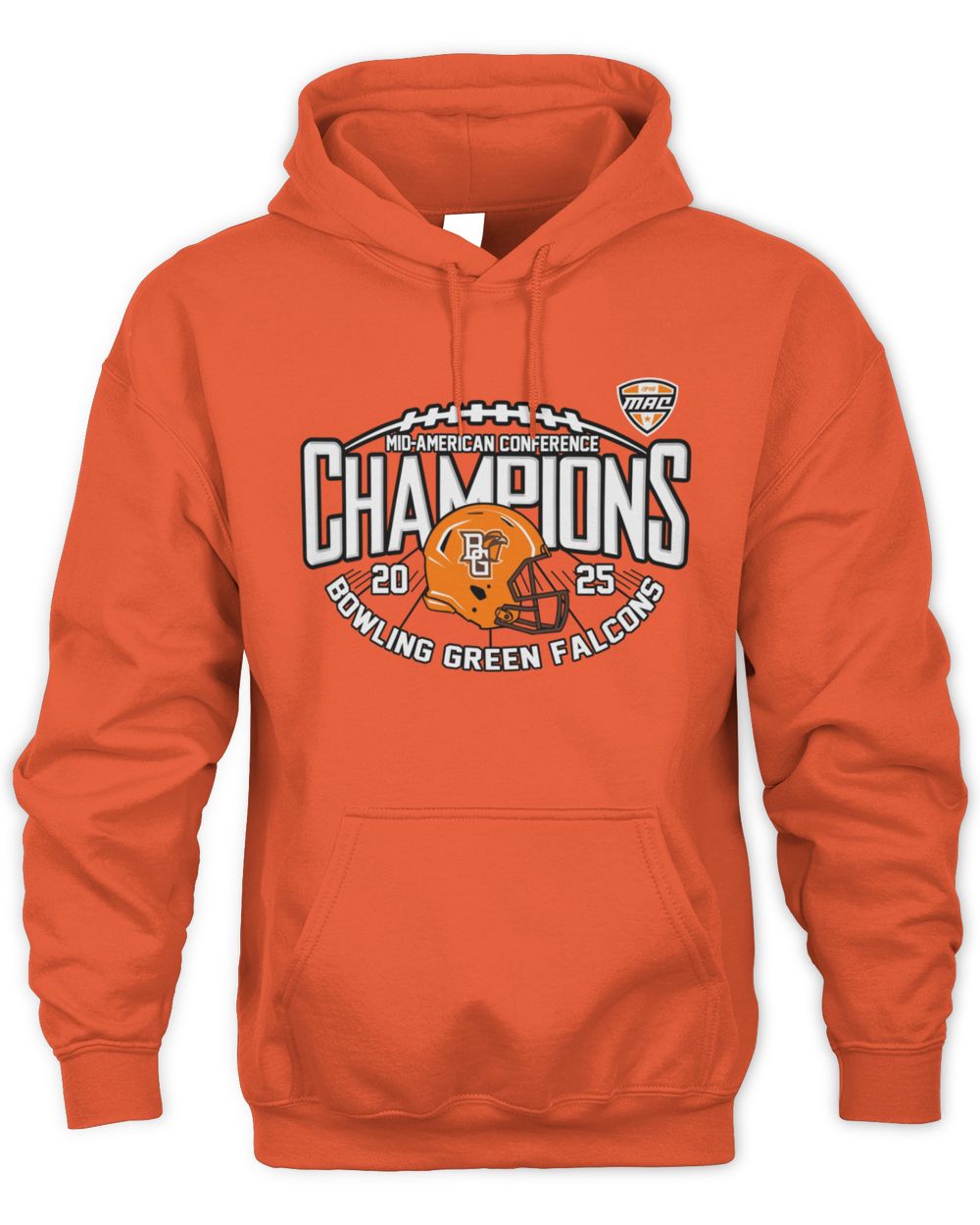Bowling Green Falcons 2025 MAC Conference Champions Football Hoodie