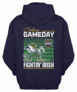 Notre Dame College Gameday Fightin Irish Football Mascot Hoodie