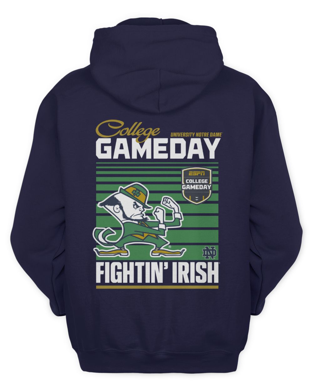 Notre Dame College Gameday Fightin Irish Football Mascot Hoodie