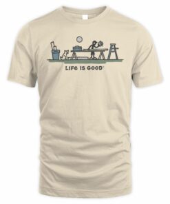 Life Is Good Shop Men's Handman Vista Short Sleeve Crusher T Shirt