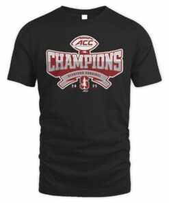 Stanford Cardinal 2025 ACC College Football Champion Team T-Shirt