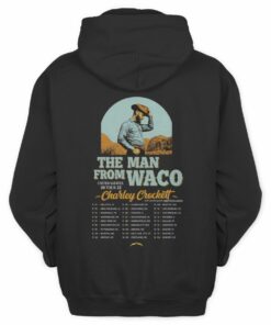 Charley Crockett Merch The Man From Waco US Tour Hoodie