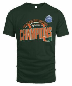 Miami Hurricanes 2025 ACC Football Conference Champions T-Shirt