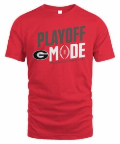 Men's  Red Georgia Bulldogs 2025-26 College Football Playoff Pass Protection T-Shirt