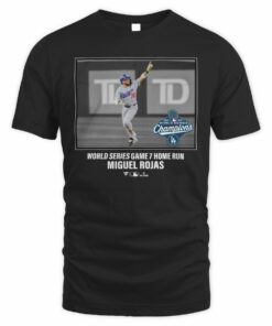 Miguel Rojas Los Angeles Dodgers 2025 World Series Champions Game 7 Home Run T-Shirt