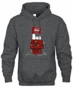 Massachusetts Minutemen Snoopy House Christmas Lights Hoodie