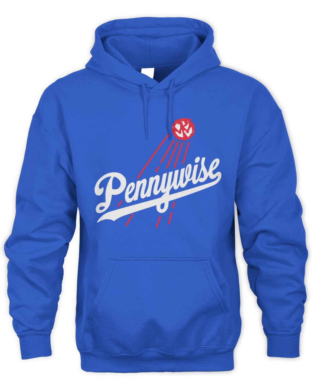 Pennywise Baseball Bat Logo Graphic Hoodie