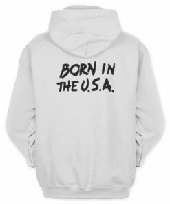 Bruce Springsteen Merch Retro Born In The USA Photo Hoodie