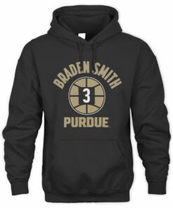 Purdue Boilermakers Braden Smith College Basketball Graphic Hoodie