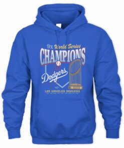 Los Angeles Dodgers 2025 9X Championship History Collector Hoodie
