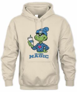Orlando Magic Grinch Christmas Coffee Heart Basketball Holiday Hoodie