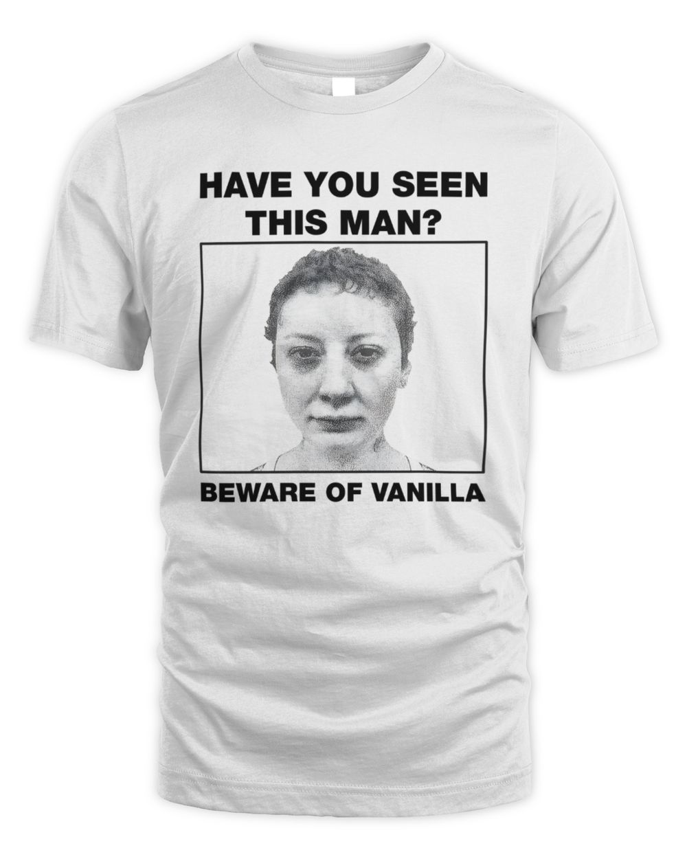 Vanillamace Shop Beware of Vanilla Tee Shirt