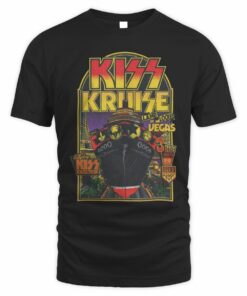 Shop Kiss Merch Kruise Landlocked In Vegas T-Shirt