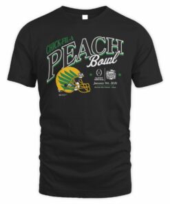 2026 Chick-fil-A Peach Bowl OREGON Black LST T Shirt