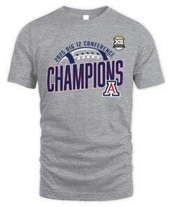 Arizona Wildcats 2025 Big 12 Football Champions Locker Room T-Shirt