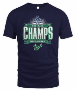 South Florida Bulls AAC Football Championship 2025 Champs T-Shirt