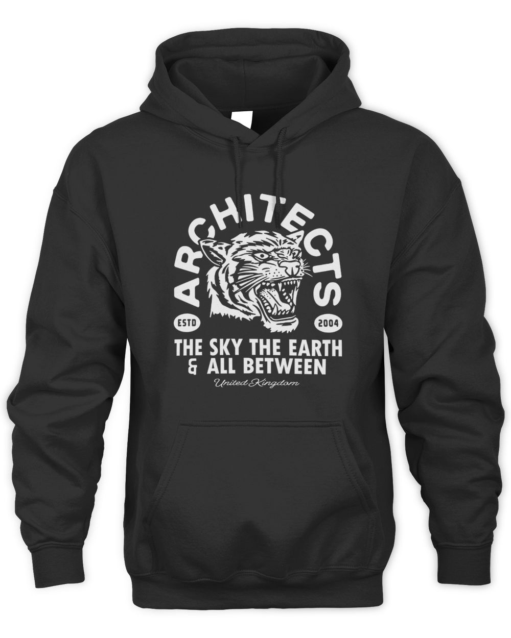 Architects Merch Diamond Tiger Hoodie