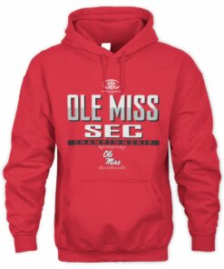 Official 2025 SEC Football Championship Ole Miss Rebels Logo Hoodie