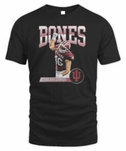 Isaiah Jones Bones Indiana Hoosiers Football Illustrated T-Shirt