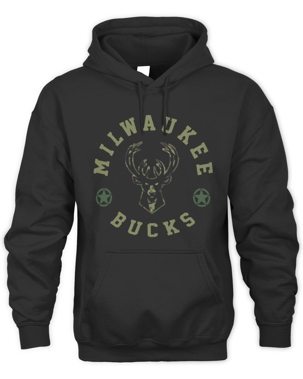 NBA Shop Milwaukee Bucks Liberty Black Official Hoodie