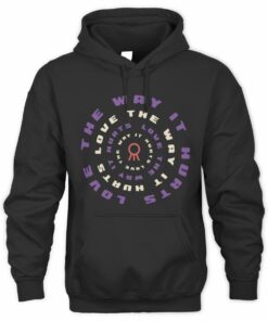 Hail The Sun Merch CTFB Spiral Tee Black Hoodie