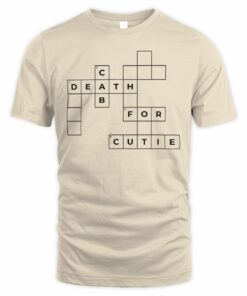 Death Cab For Cutie Merch DCfC Crossword T-Shirt