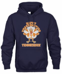 Tennessee Volunteers Turkey Helmet Happy Thanksgiving Hoodie